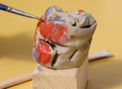 KleiAtelier stap 3, schilderen